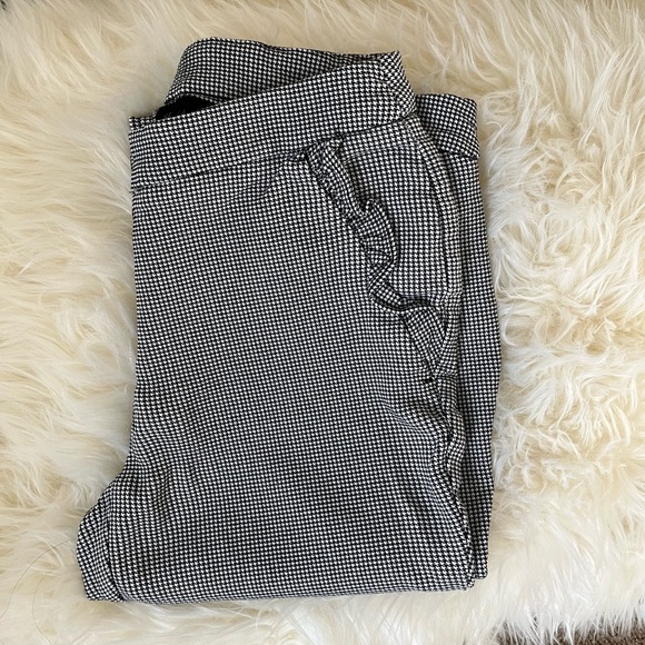Cynthia Rowley B&W Checkered Dress Pants - Picture 1 of 11